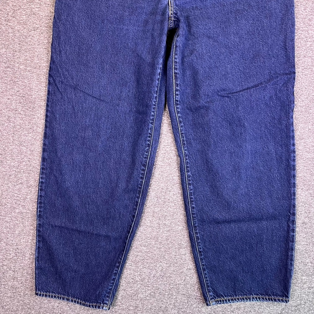 Levis Premium Jeans Mens 32x30 Baggy Dad Wide Leg Dark Wash Relaxed Fits36x30 - Picture 6 of 16